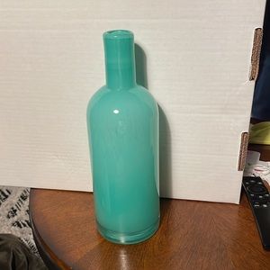 Spring Anthropologie Turquoise Aqua Sea Glass Vase